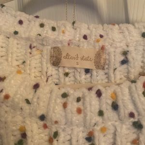 Altar’d State Cropped Confetti Sweater Size Small NWOT.